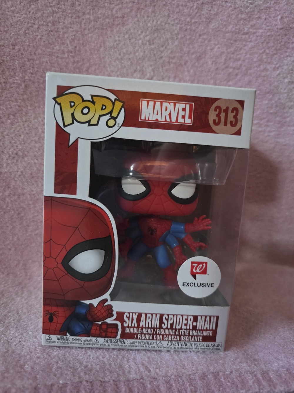 Funko Pop! Marvel Six Arm Spider-Man Red Blue - Walgreens Exclusive